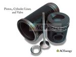 Piston, Cylinder Liner, Valve Piston, Cylinder Liner, Valve